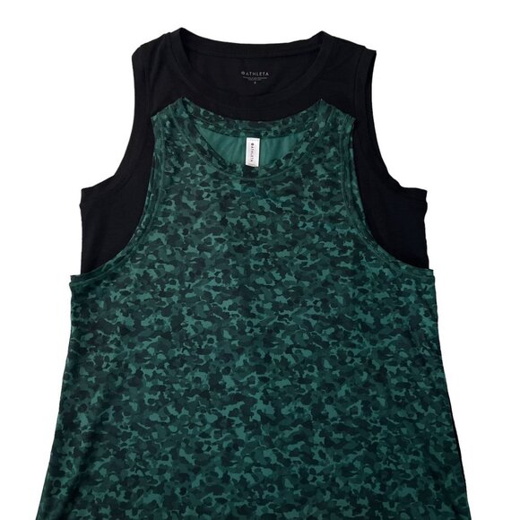 Athleta Set of‎ two RacerBack Tank tops woman size Small - Picture 1 of 12